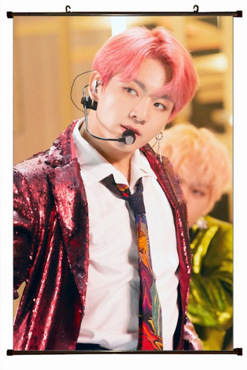 BTS Plastic pole cloth painting Wall Scroll 60X90CM preorder 3 days BTS-140 NO FILLING