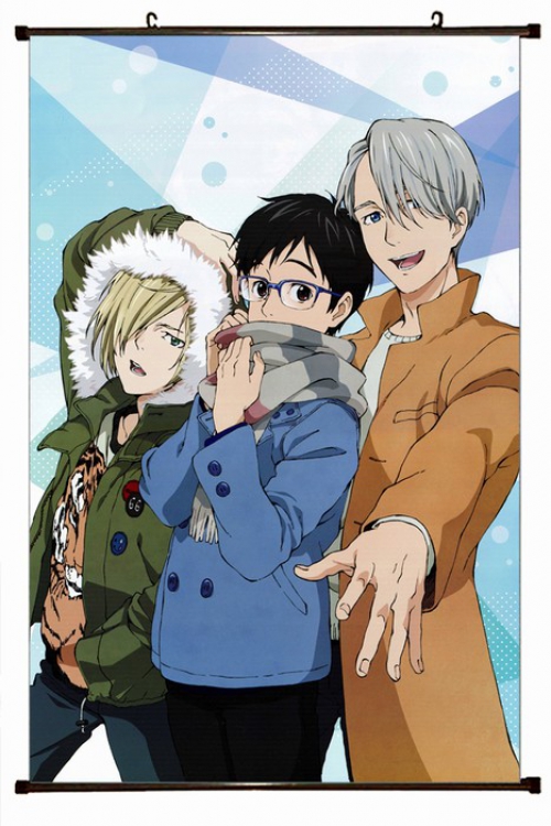 Yuri !!! on Ice Plastic pole cloth painting Wall Scroll 60X90CM preorder 3 days Y15-1 NO FILLING