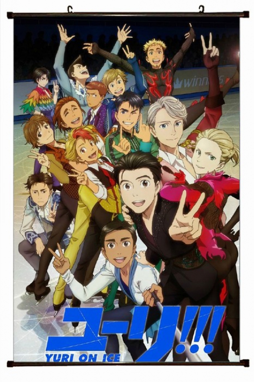 Yuri !!! on Ice Plastic pole cloth painting Wall Scroll 60X90CM preorder 3 days Y15-102 NO FILLING