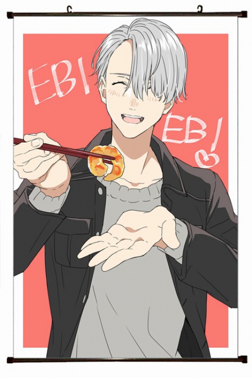 Yuri !!! on Ice Plastic pole cloth painting Wall Scroll 60X90CM preorder 3 days Y15-40 NO FILLING