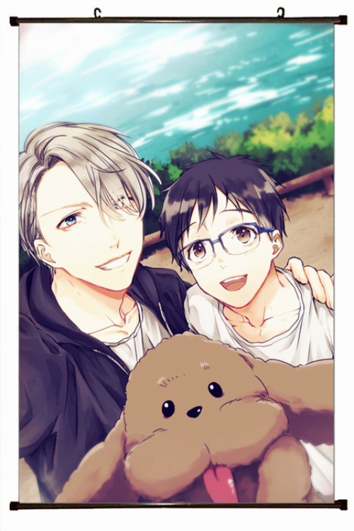 Yuri !!! on Ice Plastic pole cloth painting Wall Scroll 60X90CM preorder 3 days Y15-60 NO FILLING