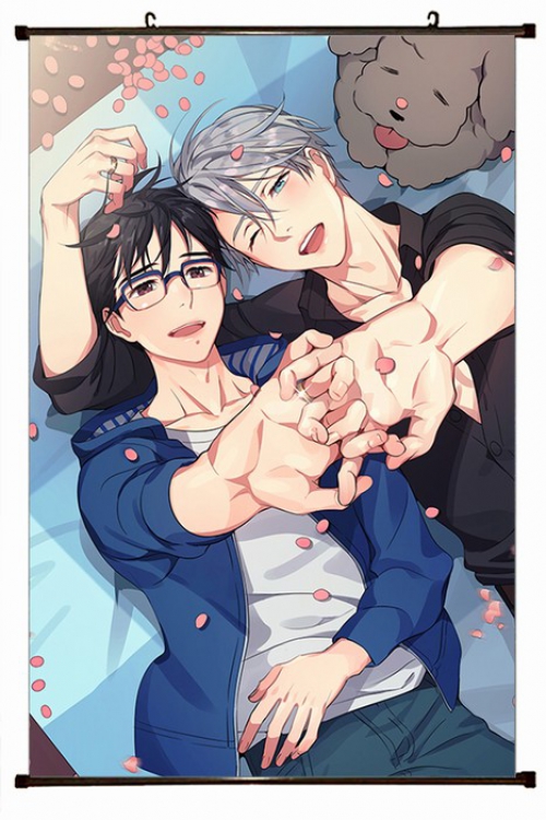 Yuri !!! on Ice Plastic pole cloth painting Wall Scroll 60X90CM preorder 3 days Y15-71 NO FILLING