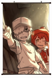 Working cell Plastic pole clot...