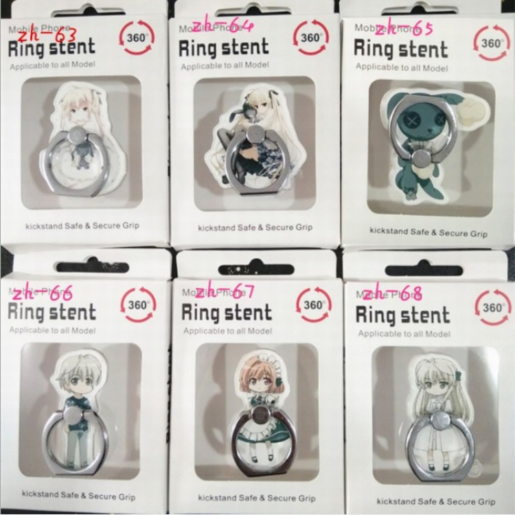 Yosuga no Sora Cartoon characters Acrylic mobile phone bracket Boxed price for 10 pcs Color mixing