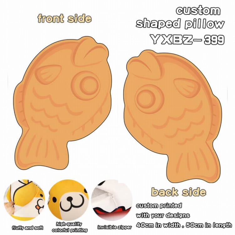 Japanese fish cake Custom Shaped Pillow 40X50CM YXBZ399