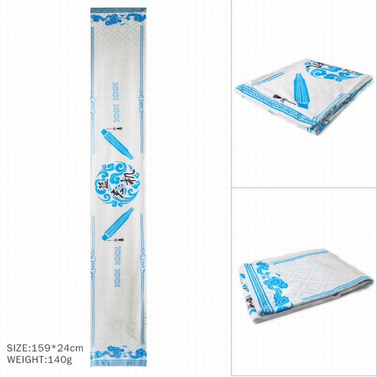 The wizard of the de Full-color crystal soft velvet warm scarf 159X24CM 140G