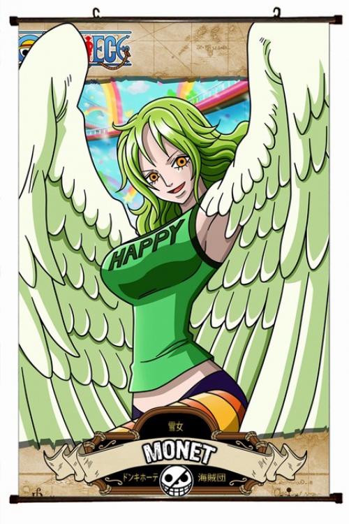 One Piece Plastic pole cloth painting Wall Scroll 60X90CM preorder 3 days H-11 NO FILLING