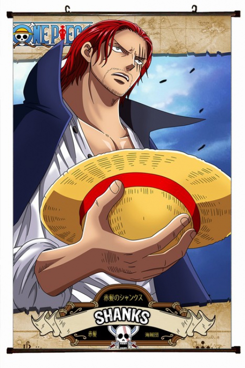 One Piece Plastic pole cloth painting Wall Scroll 60X90CM preorder 3 days H-25 NO FILLING