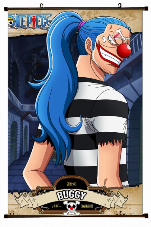 One Piece Plastic pole cloth painting Wall Scroll 60X90CM preorder 3 days H-9 NO FILLING