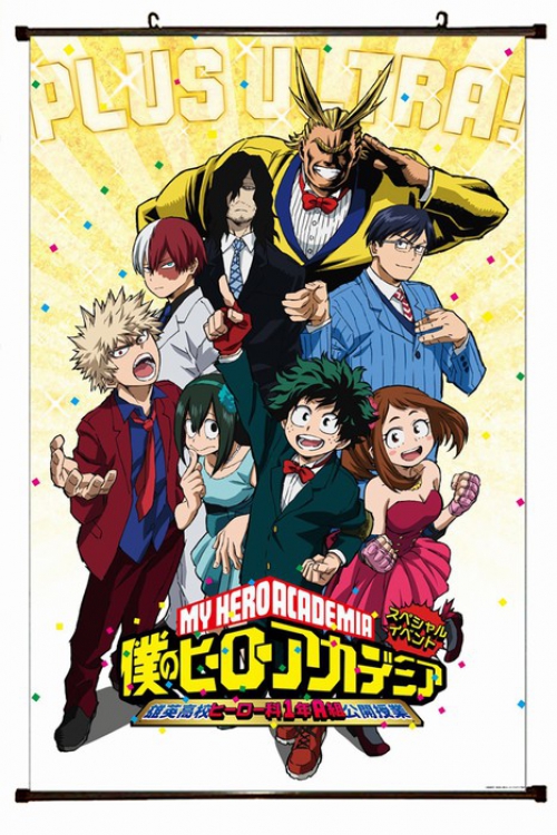 My Hero Academia Plastic pole cloth painting Wall Scroll 60X90CM preorder 3 days W9-129 NO FILLING