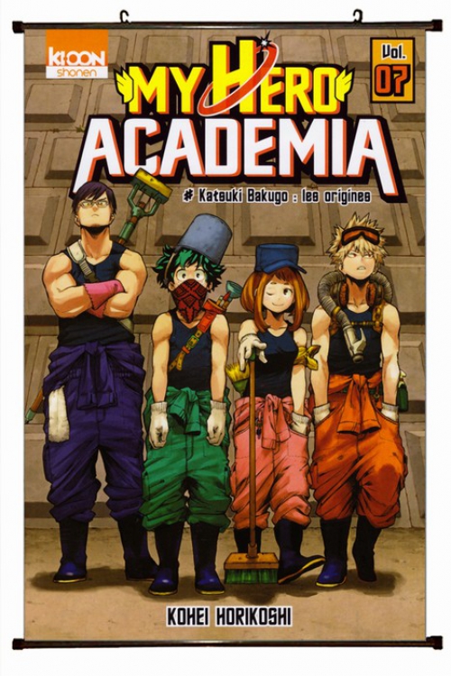My Hero Academia Plastic pole cloth painting Wall Scroll 60X90CM preorder 3 days W9-27 NO FILLING