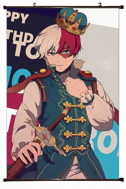 My Hero Academia Plastic pole cloth painting Wall Scroll 60X90CM preorder 3 days W9-42 NO FILLING