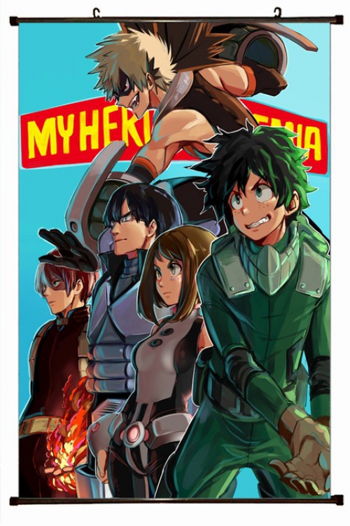 My Hero Academia Plastic pole cloth painting Wall Scroll 60X90CM preorder 3 days W9-68 NO FILLING