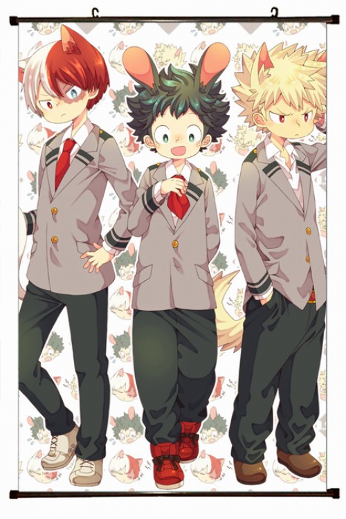 My Hero Academia Plastic pole cloth painting Wall Scroll 60X90CM preorder 3 days W9-71 NO FILLING