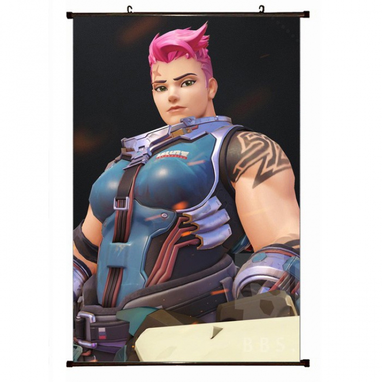 Overwatch Plastic pole cloth painting Wall Scroll 60X90CM preorder 3 days S14-126 NO FILLING