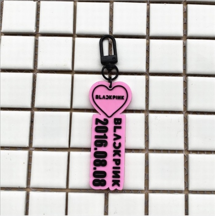 Blackpink zipper Pull head Book bag pendant keychain 3.5X7CM 11G price for 5 pcs