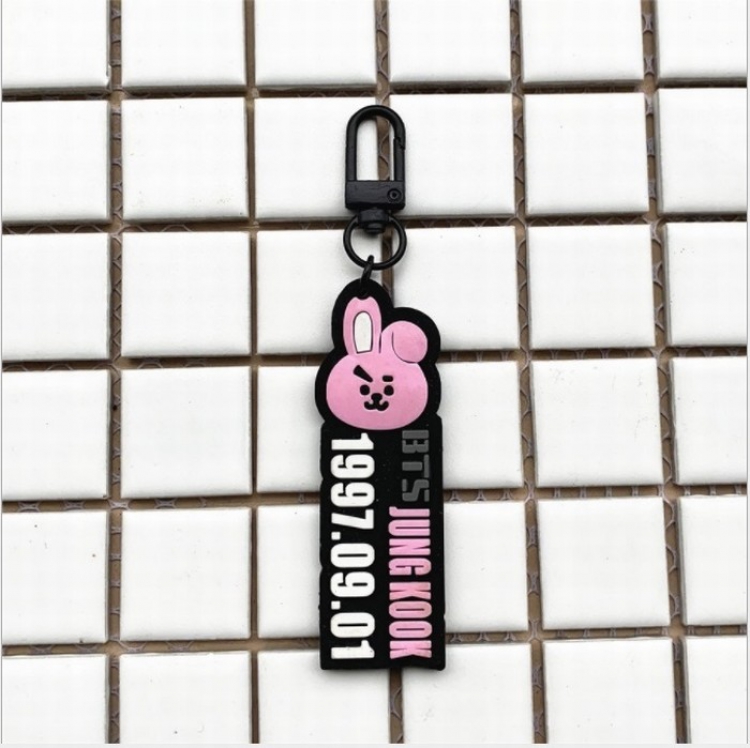 zipper Pull head Book bag pendant keychain 3.5X7CM 11G price for 5 pcs Style C