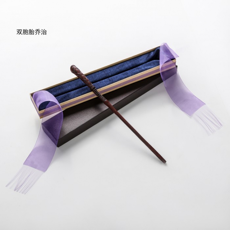 Harry Potter Twin George Not glowing magic wand Ribbon gift box 36CM price for 3 pcs preorder 3 days