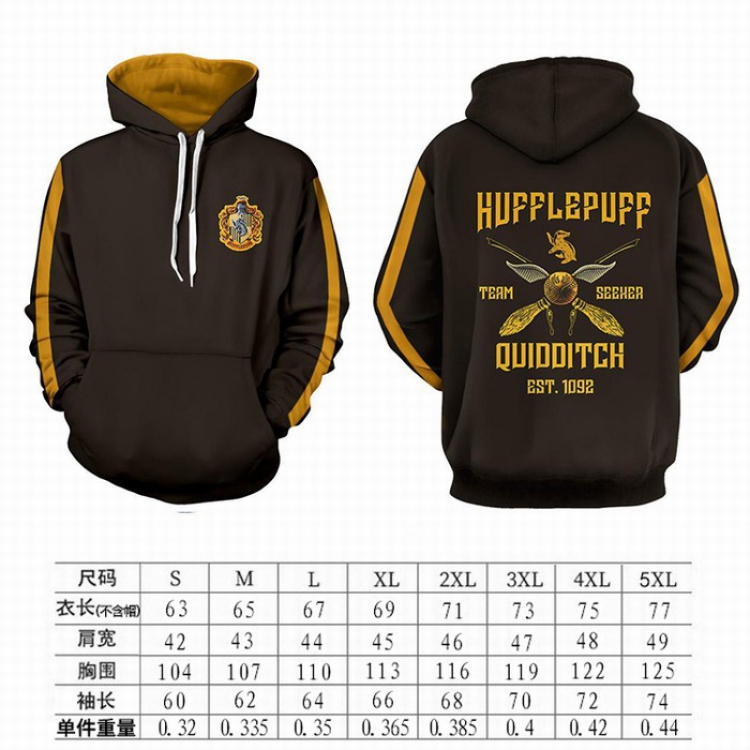 Harry Potter Strapless hat without zipper sweater Hoodie S-M-L-XL-XXL-3XL-4XL-5XL price for 2 pcs preorder 3 days Style 