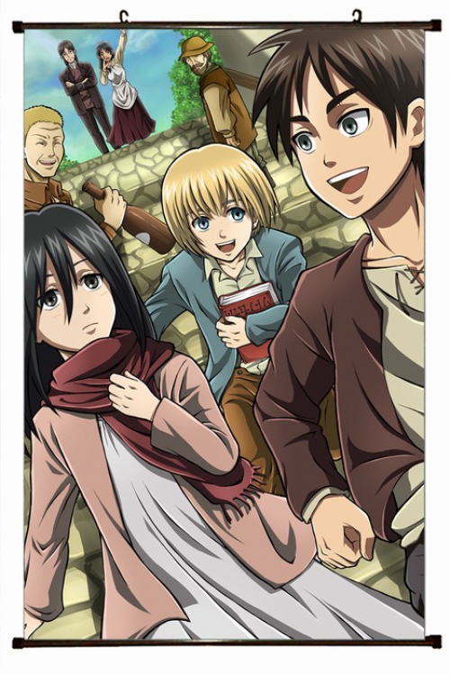Shingeki no Kyojin Plastic pole cloth painting Wall Scroll 60X90CM preorder 3 days J12-117 NO FILLING