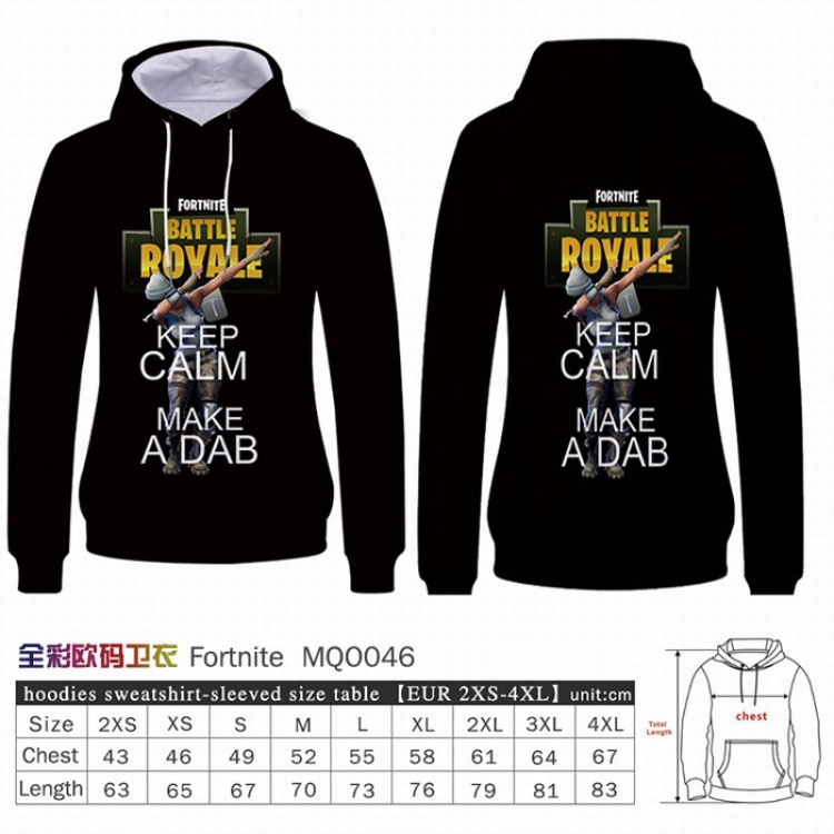 Fortnite Full Color Patch pocket Sweatshirt Hoodie EUR SIZE 9 sizes from XXS to XXXXL MQO46
