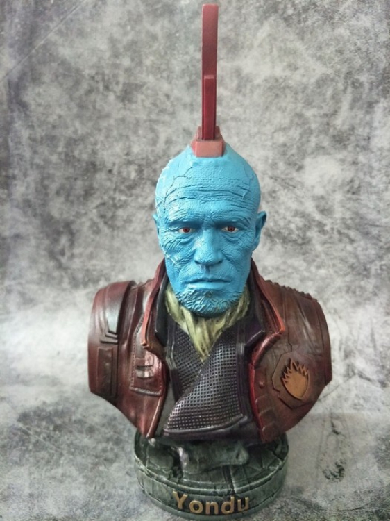 The avengers allianc Yondu Full resin material Unmovable Statue Figure Decoration Kraft packaging 29X21.5X16CM 2.08KG
