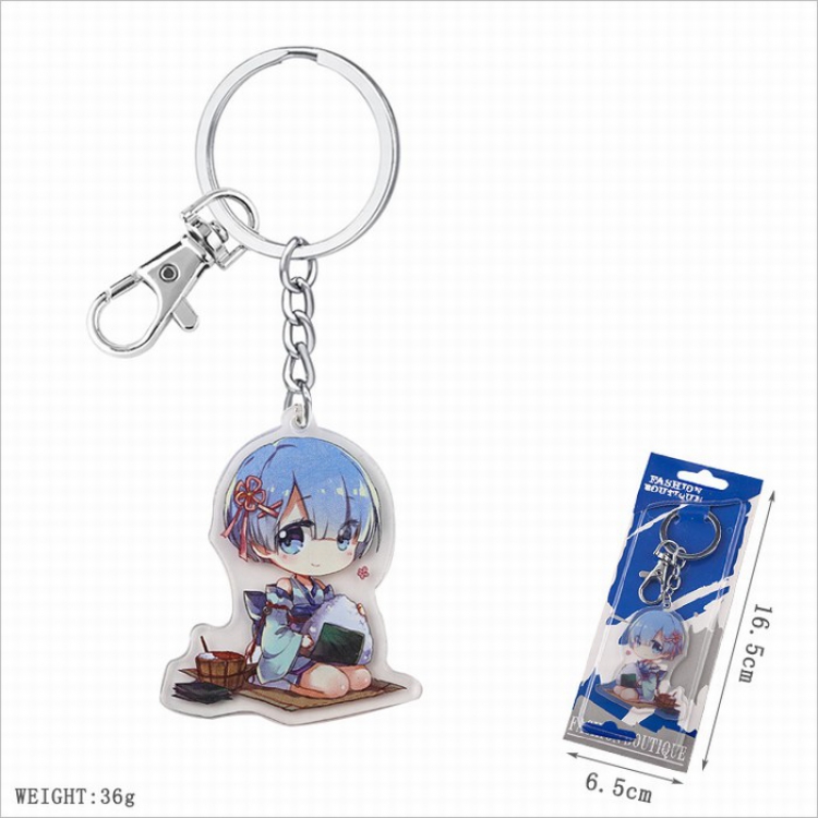 Re:Zero kara Hajimeru Isekai Seikatsu Key Chain Pendant price for 5 pcs Style A