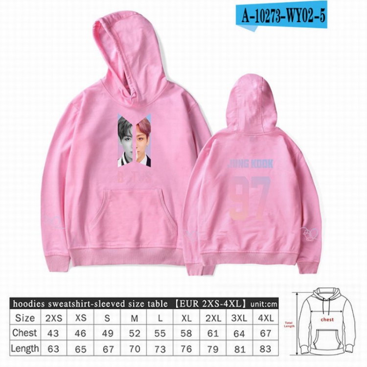BTS Long sleeve Sweatshirt Hoodie 9 sizes from XXS to XXXXL price for 2 pcs preorder 3 days Style 3