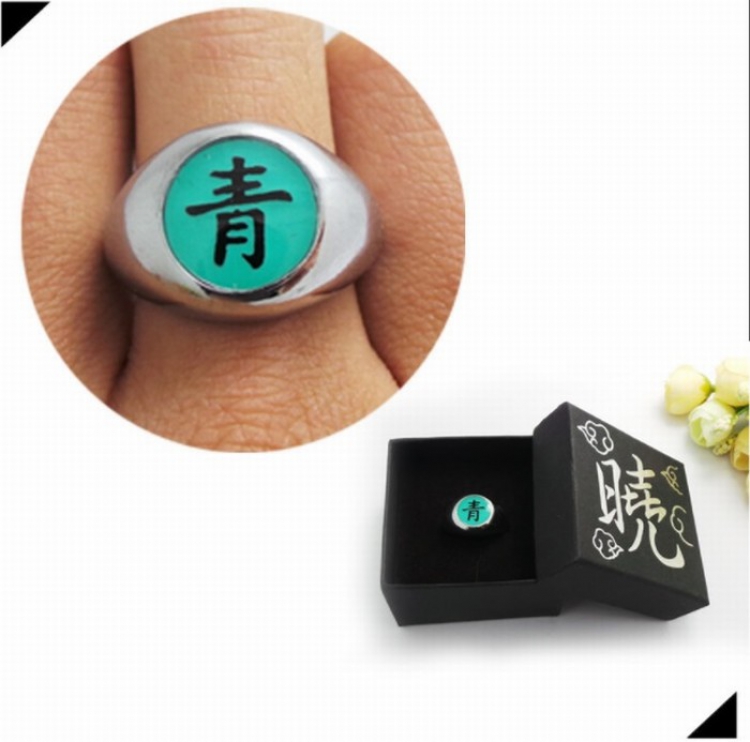 Naruto Akatsuki Original boxed ring Box size 6.5X6.5CM Style A