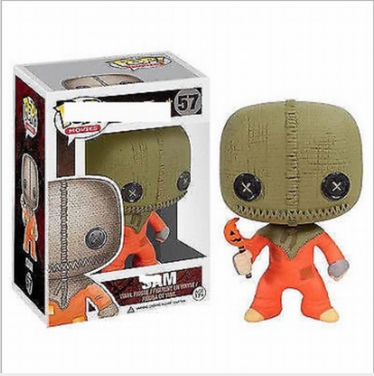 FUNKO POP 57 Trick 'R Treat Pumpkin man Boxed Figure Decoration 10CM 0.14KG