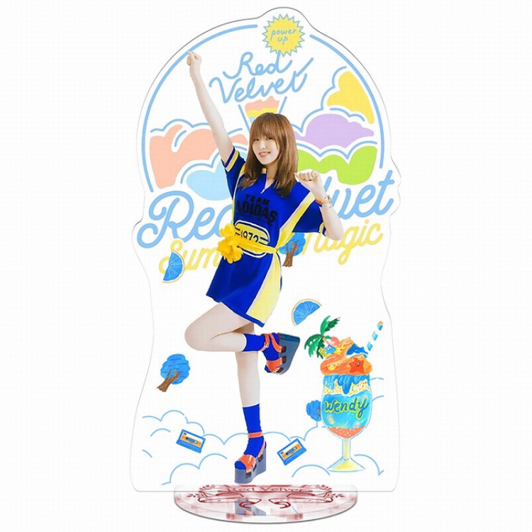 Red Velvet Acrylic Standing Plates 21CM Style E