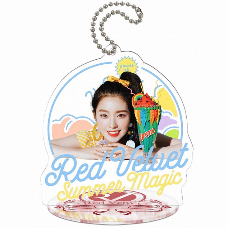 Red Velvet Small Standing Plates Acrylic keychain pendant 9-10CM Style B