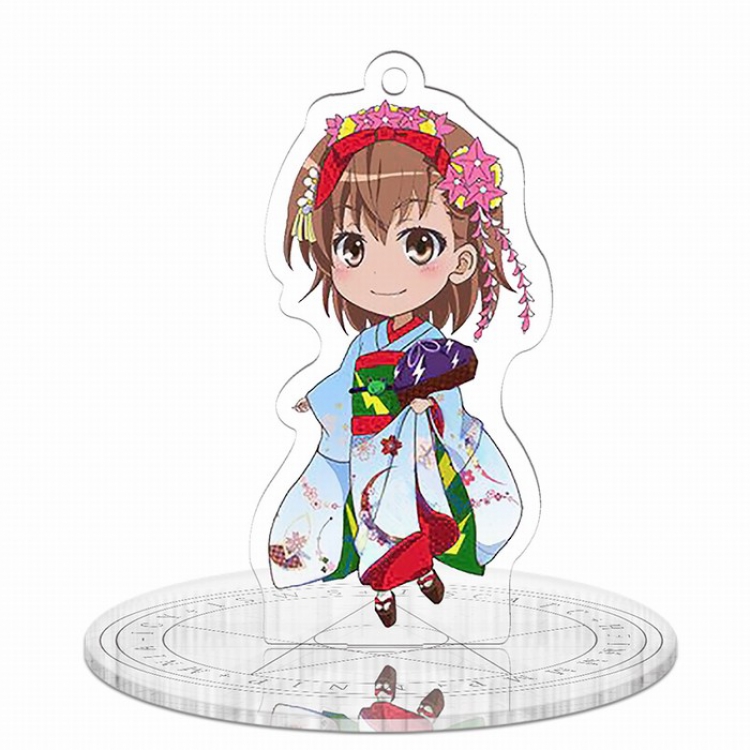 Magical banned book Q version Small Standing Plates Acrylic keychain pendant 9-10CM Style D