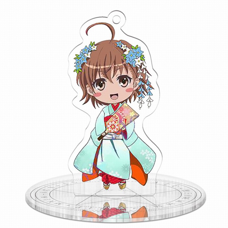 Magical banned book Q version Small Standing Plates Acrylic keychain pendant 9-10CM Style C