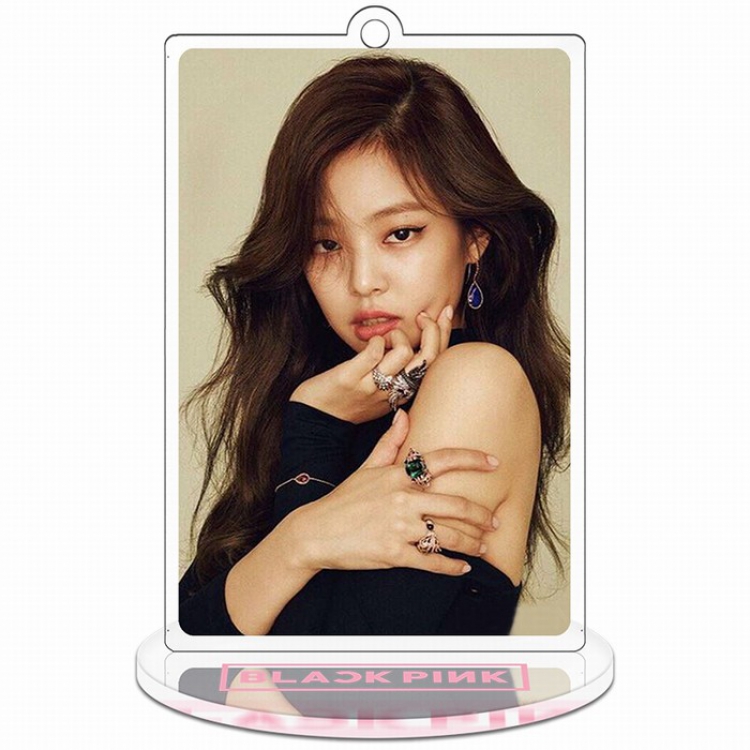 BLACKPINK Rectangular Small Standing Plates Acrylic keychain pendant 9-10CM Style D