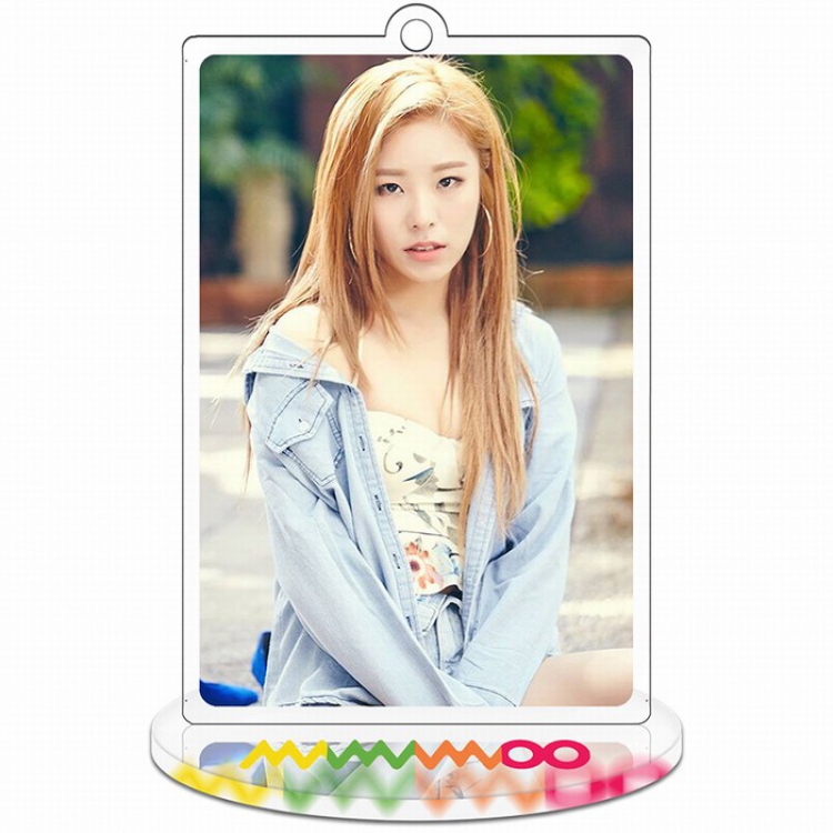MAMAMOO Rectangular Small Standing Plates Acrylic keychain pendant 9-10CM Style G