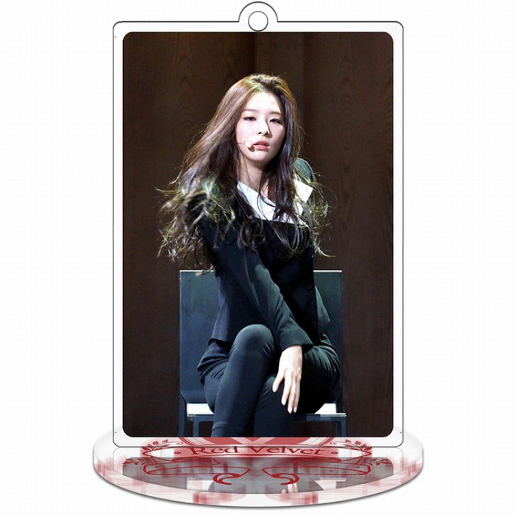 Red Velvet Rectangular Small Standing Plates Acrylic keychain pendant 9-10CM Style I