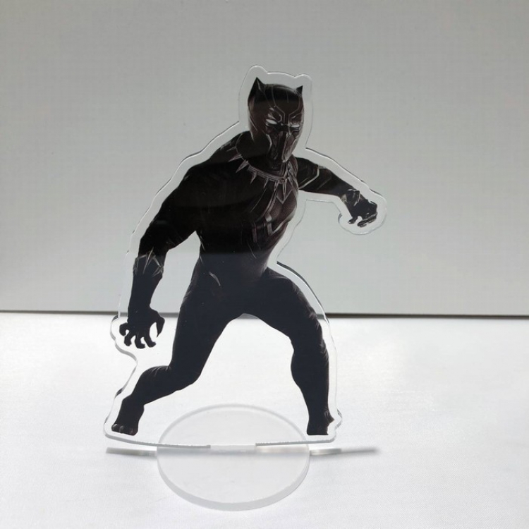 Black Panther Acrylic Standing Plates 12CM