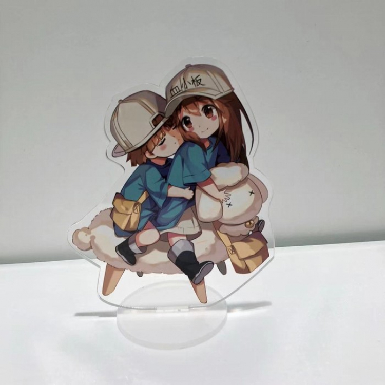 Working cell Acrylic Standing Plates 12CM Style A