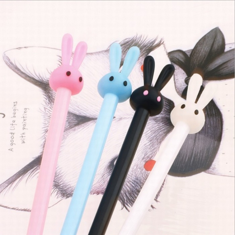 Cute cartoon black gel pen 0.5MM price for 50 pcs Style W