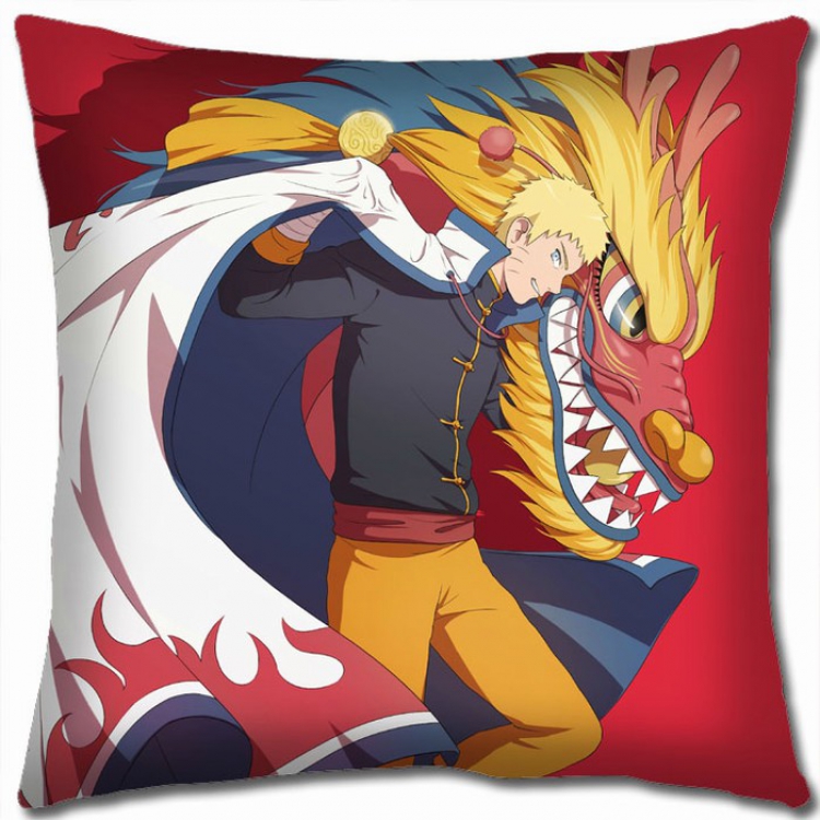 Naruto Double-sided full color Pillow Cushion 45X45CM H7-4 NO FILLING