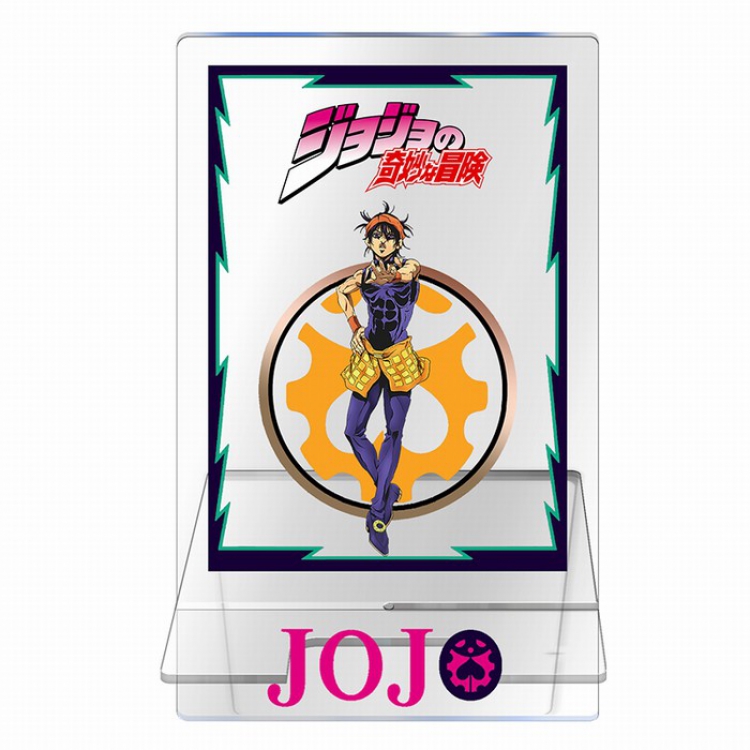 JoJos Bizarre Adventure Transparent acrylic Mobile phone holder 13CM Style C