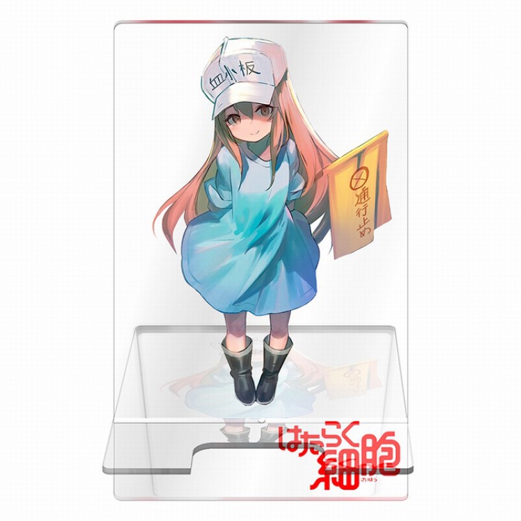 Working cell Transparent acrylic Mobile phone holder 13CM Style B