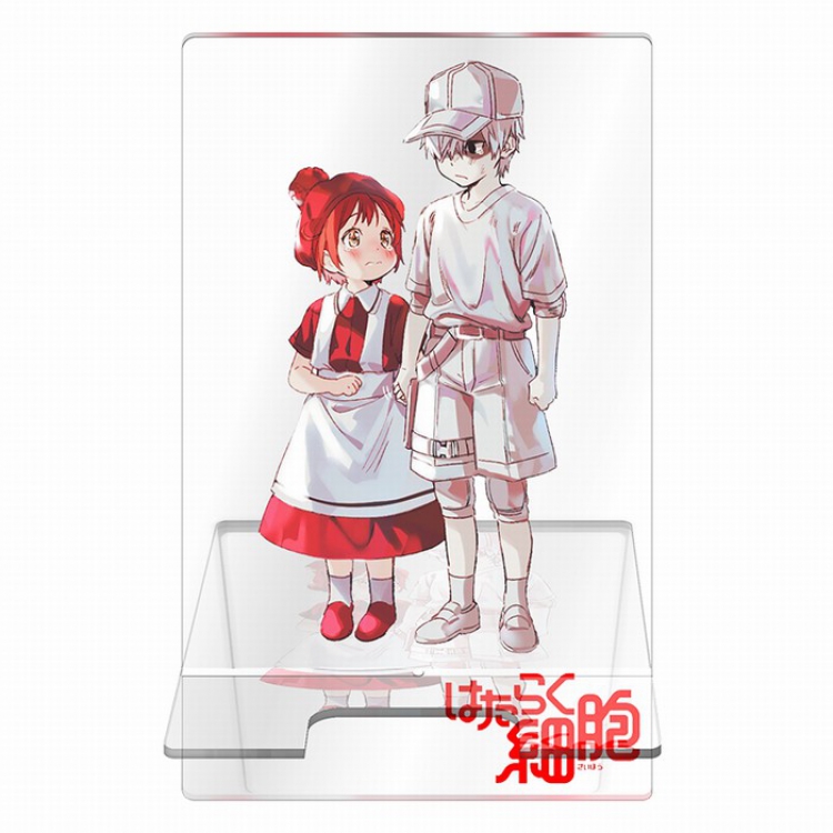 Working cell Transparent acrylic Mobile phone holder 13CM Style C