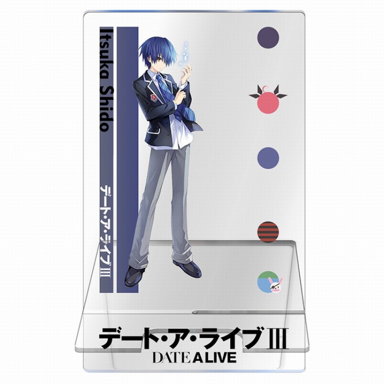 Date-A-Live Transparent acrylic Mobile phone holder 13CM Style G