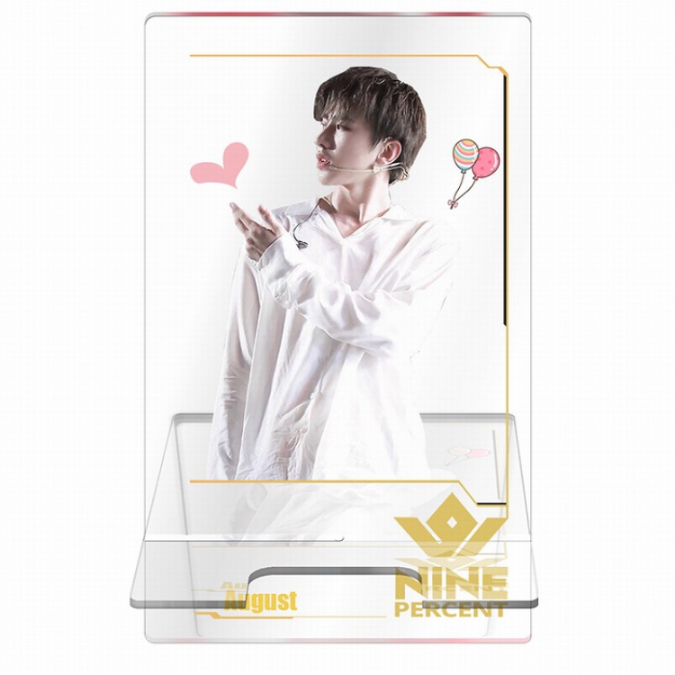 NINE PERCENT Around the star series Transparent acrylic Mobile phone holder 13CM Style C