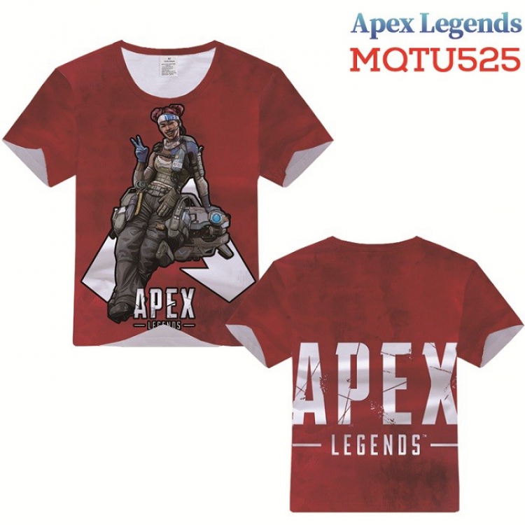 Apex Legends Full color printed short sleeve t-shirt 10 sizes from XXS to XXXXXL MQTU525