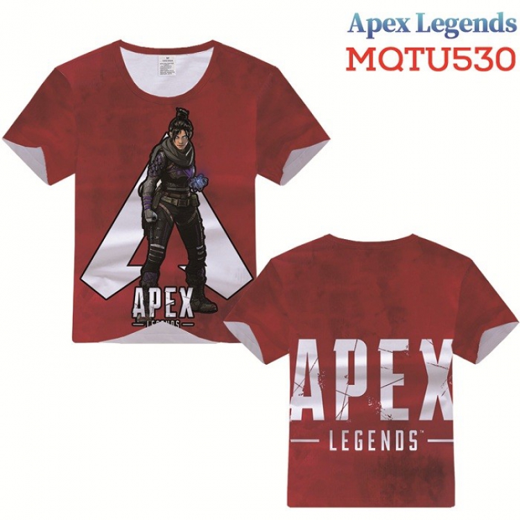 Apex Legends Full color printed short sleeve t-shirt 10 sizes from XXS to XXXXXL MQTU530