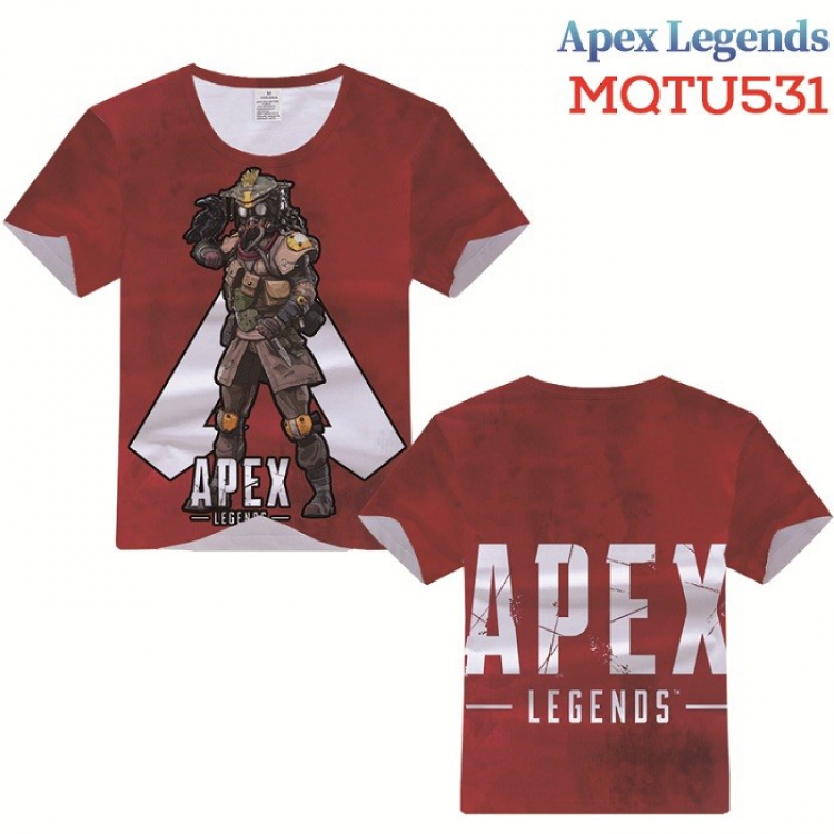 Apex Legends Full color printed short sleeve t-shirt 10 sizes from XXS to XXXXXL MQTU531