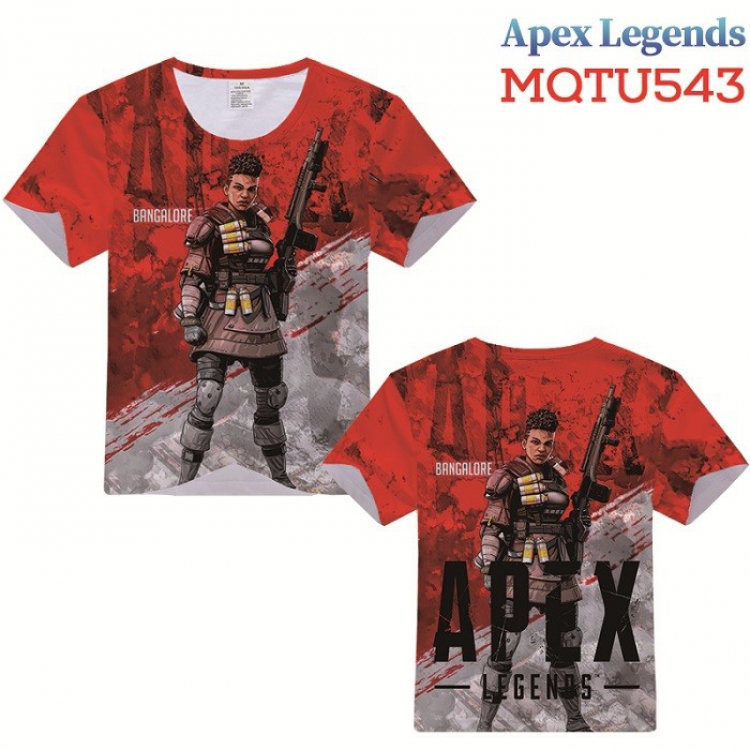 Apex Legends Full color printed short sleeve t-shirt 10 sizes from XXS to XXXXXL MQTU543